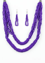 Load image into Gallery viewer, Right As RAINFOREST - Purple Necklace 1022n