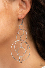 Load image into Gallery viewer, Running Circles Around You - Silver Earring