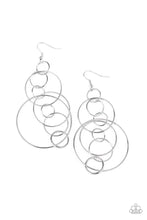 Load image into Gallery viewer, Running Circles Around You - Silver Earring