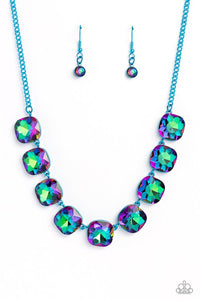 Combustible Command - Blue Necklace 1456n