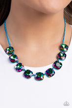 Load image into Gallery viewer, Combustible Command - Blue Necklace 1456n