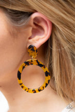 Load image into Gallery viewer, Fish Out Of Water - Yellow Earring