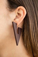 Load image into Gallery viewer, Boardroom Bravado - Brown Earring