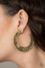 Load image into Gallery viewer, The HOOP Up - Brass Earring 2511e
