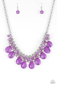 Trending Tropicana  - Purple Necklace 1215N