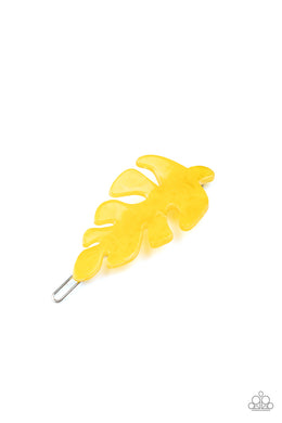 LEAF Your Mark - Yellow Hair Clip 2749H