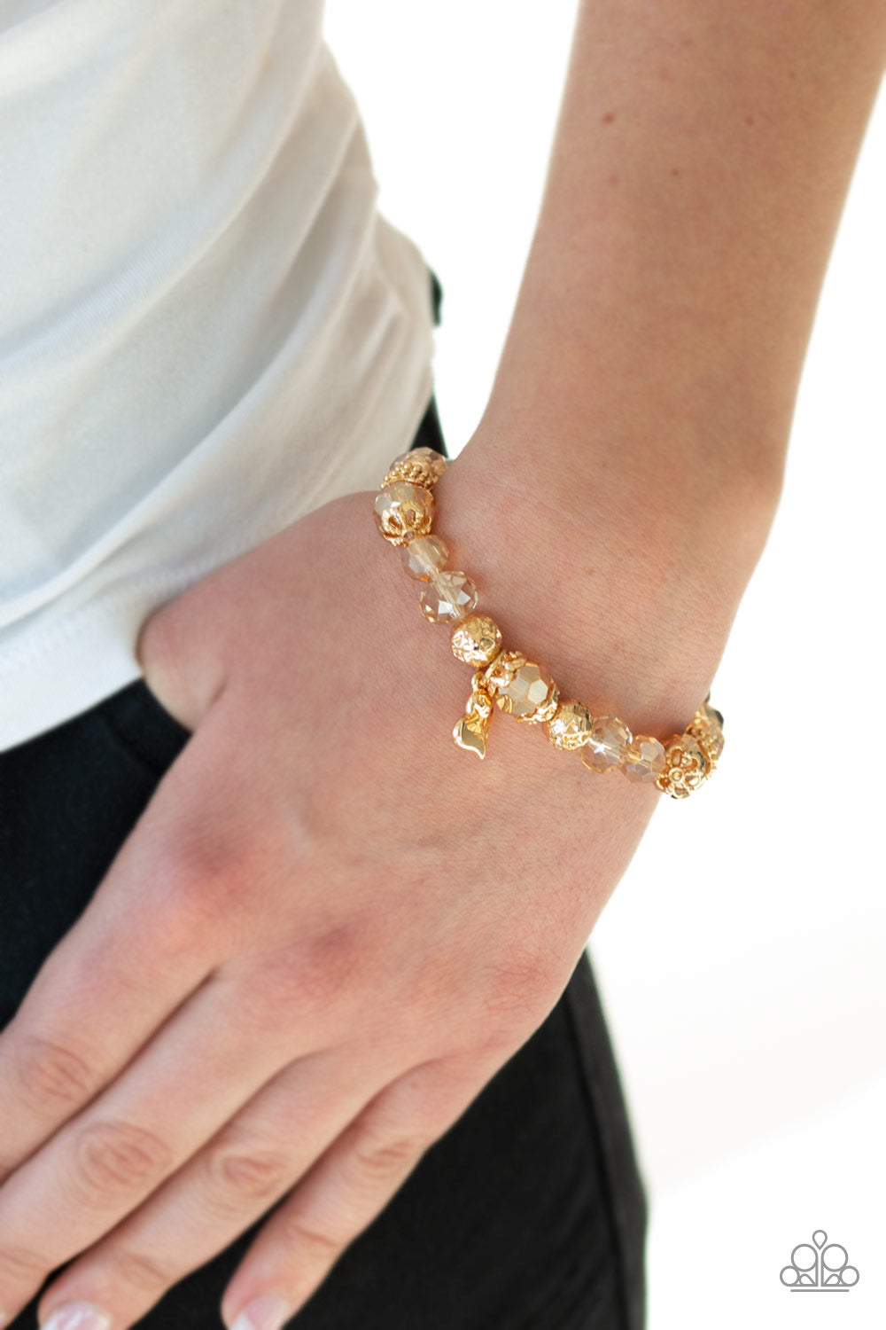 Right On The Romance - Gold Bracelet 1572B