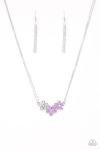 Hibiscus Haciendas & Flowering Fiji - Purple Necklace & Bracelet Set 1049s