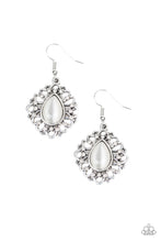 Load image into Gallery viewer, Totally GLOWN Away - White Earring 2652E