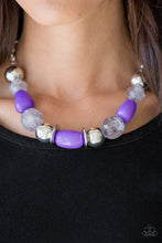 Load image into Gallery viewer, South Shore Sensation - Purple Necklace 1201N