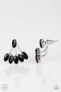 Chicly Carnivalesque - Black Earring