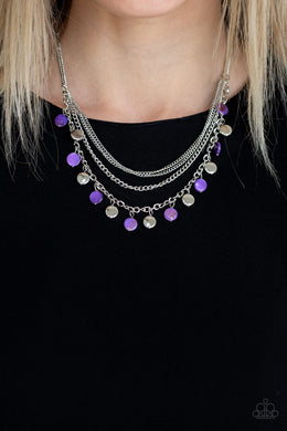 Beach Flavor - Purple Necklace 2578N