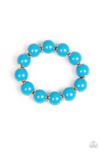 Everyday Eye Candy & Candy Shop Sweetheart - Blue Necklace and Bracelet Set 25S