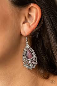 Majestically Malibu- Purple  Earring