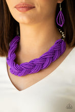 Load image into Gallery viewer, The Great Outback - Purple Necklace 1033N