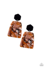 Load image into Gallery viewer, Majestic Mariner - Brown Earring 39E