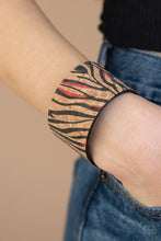 Load image into Gallery viewer, Zebra Zone - Red Bracelet