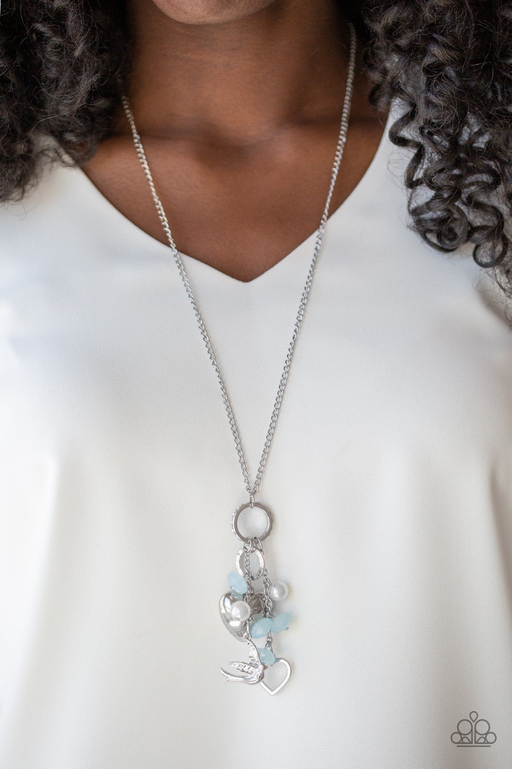I Will Fly - Blue Necklace 1183N
