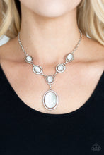 Load image into Gallery viewer, Metro Medallion - White Necklace
