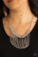 Load image into Gallery viewer, Flaunt Your Fringe - White Necklace 1380n