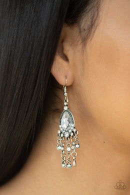 Bling Bliss - White Earring 2744E