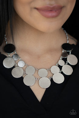 Stop and Reflect - Silver Necklace 1087n