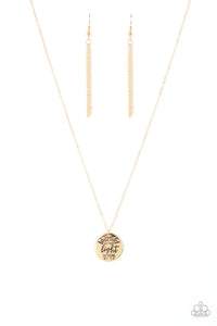 Let Your Light So Shine - Gold Necklace
