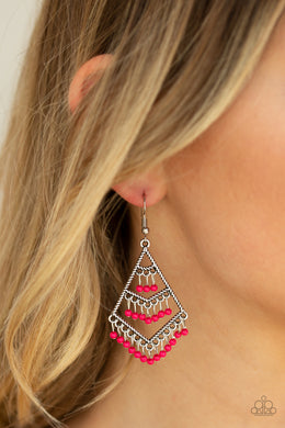 Kite Race - Pink Earring