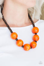 Load image into Gallery viewer, Oh My Miami - Orange Necklace 1199B