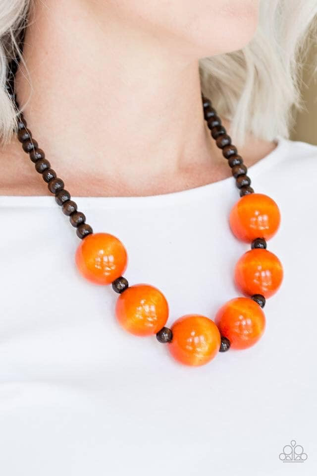 Oh My Miami - Orange Necklace 1199B