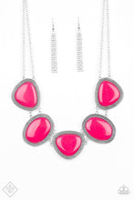 Load image into Gallery viewer, Viva La VIVID and Vividly Vixen  - Pink Necklace and Bracelet Set 55s