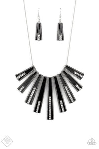 FAN - tastically Deca - Black Necklace 1417n