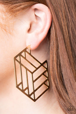 Gotta Get GEO - ing - Gold Earring