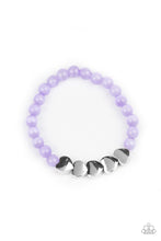 Load image into Gallery viewer, Heart - Melting Glow - Purple Bracelet 1508b