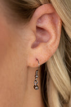 Load image into Gallery viewer, Keep Your Eye On The Pendulum - Black Necklace