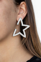 Load image into Gallery viewer, Star Player - Black Earring 2780E