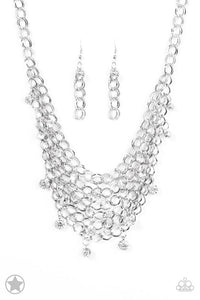 Fishing for Compliments - Silver Blockbuster Necklace 1184N