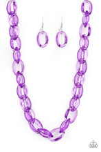 Load image into Gallery viewer, Ice Queen - Purple Necklace 23n