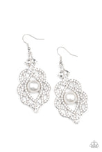 Load image into Gallery viewer, Rhinestone Renaissance - White Earring 2845e