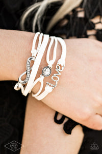 Infinitely Irresistible - White Bracelet 1798b