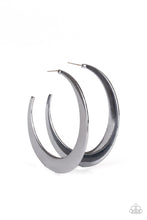 Load image into Gallery viewer, Moon Beam - Black Earring 2518e