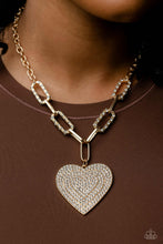 Load image into Gallery viewer, Roadside Romance - Gold Necklace 1479n