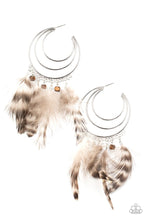 Load image into Gallery viewer, Freely Free Bird - Brown Earring