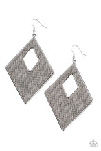 Load image into Gallery viewer, Woven Wanderer - Silver Earring 2827e