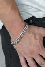 Load image into Gallery viewer, On The Ropes - Silver Men&#39;s Bracelets