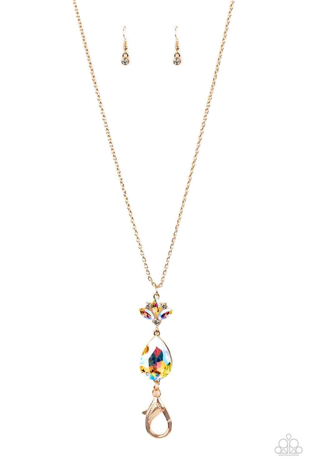 Divine Dazzle - Rose Gold Necklace