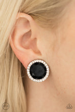 Load image into Gallery viewer, Positively Princess - Black Clip On Earrings
