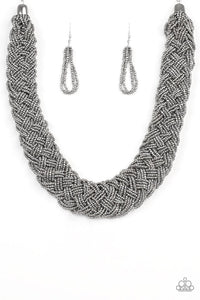 Mesmerizingly Mesopotamia - Black Necklace 81n