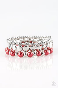 Girly Girl Glamour - Red Bracelet