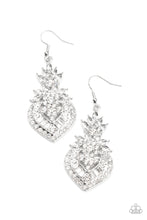 Load image into Gallery viewer, Royal Hustle - White Earring 2884e